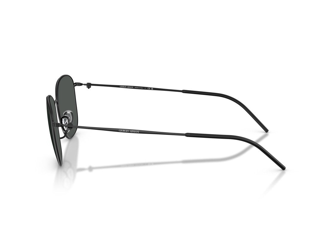 Giorgio Armani 0Ar6168 Minimalist Metal Round Sunglasses