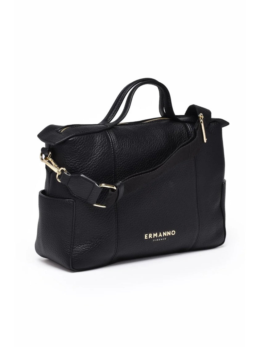Ermanno Firenze Structured Violeta Handbag With Dual Carrying Options
