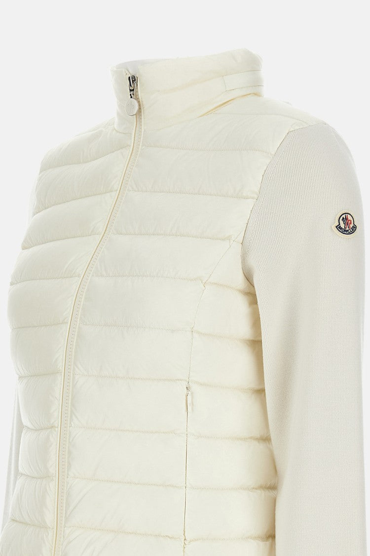 Moncler Turtleneck Cardigan Jacket With Zip Closure