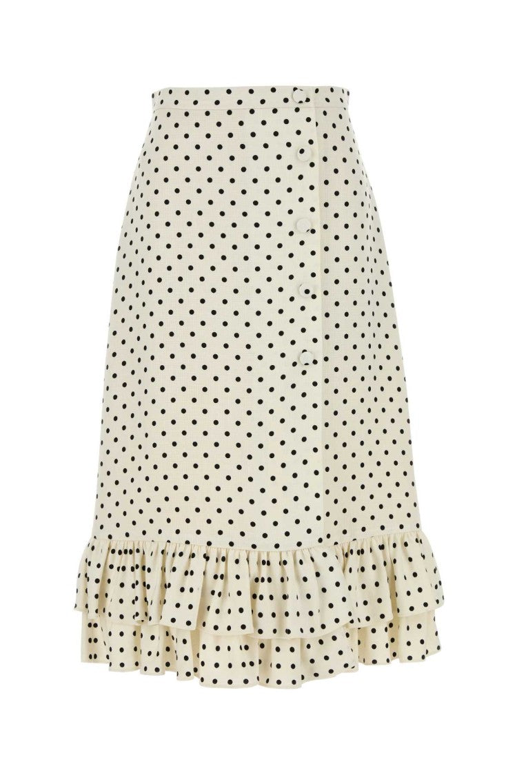 Valentino Garavani Printed Viscose Skirt