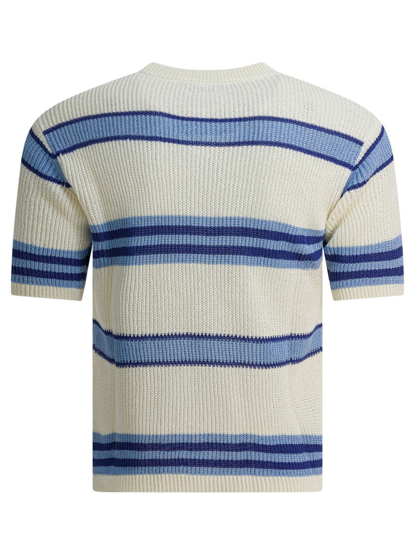 Human Made Short-Sleeved Knit With Striped Pattern