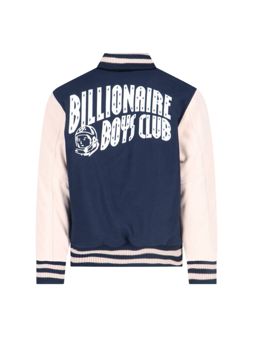 Billionaire Boys Club Boys Club "Arch Logo" Bomber Jacket In Blue