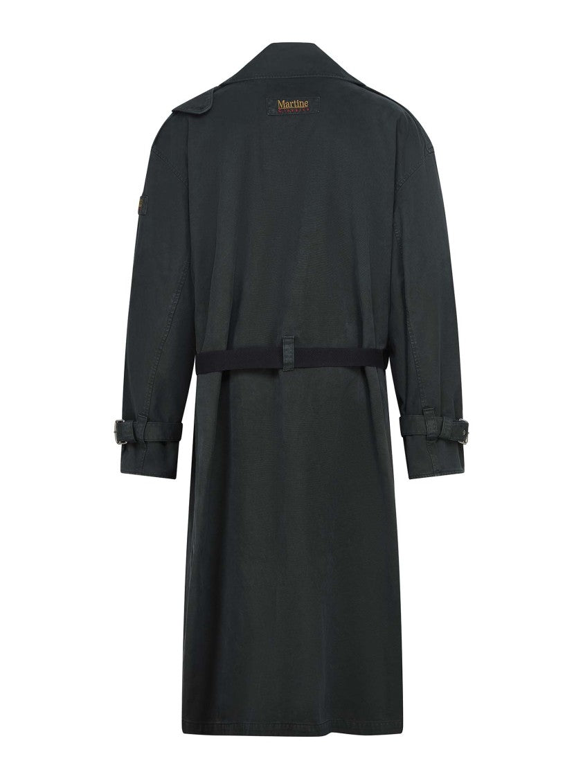 Martine Rose Dark Green Utility Coat With Belt