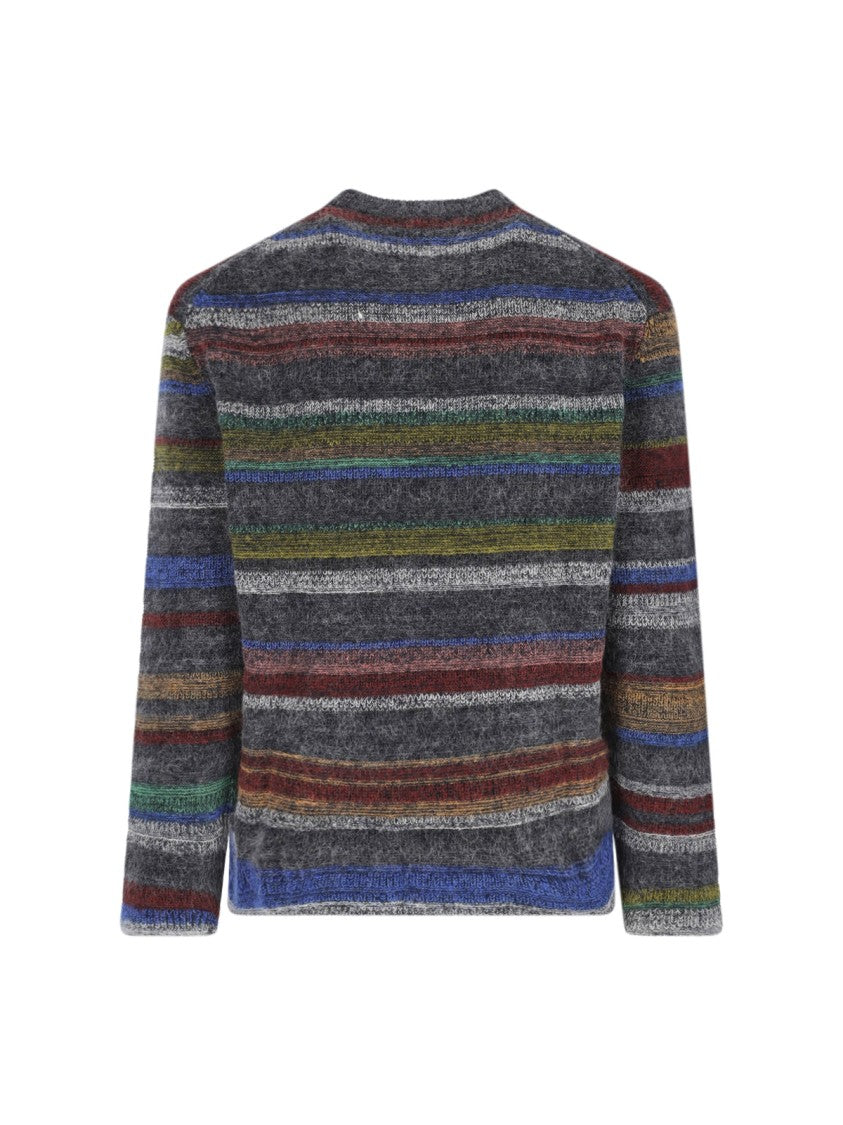 Paul Smith Multicolour Cotton Blend Striped Sweater