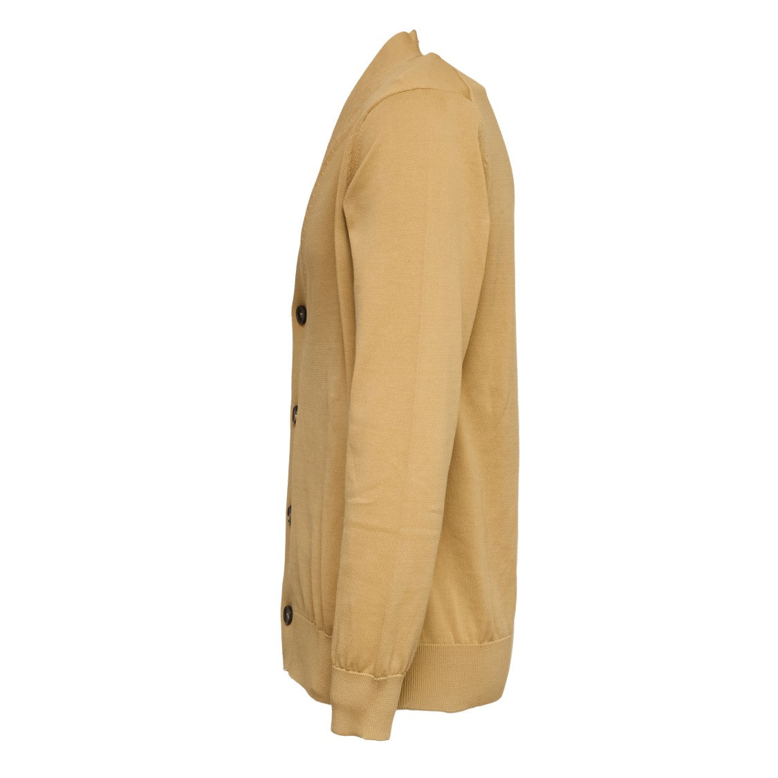 Filippo De Laurentiis Cotton Crepe V-Neck Cardigan