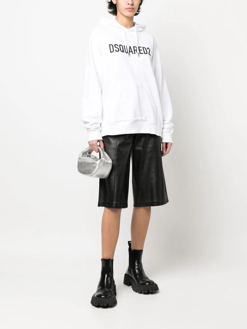 Dsquared2 White Cotton Sweatshirt