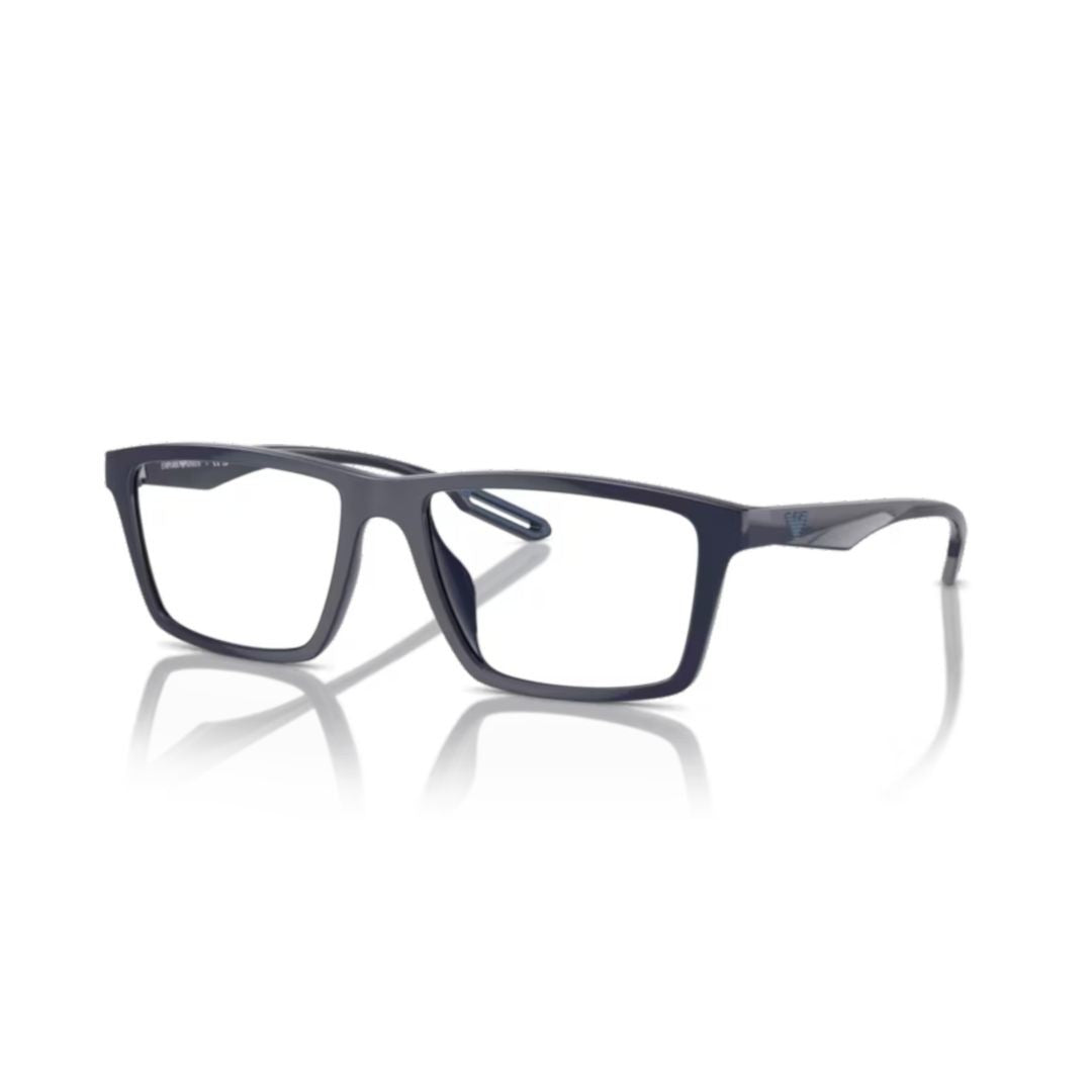 Emporio Armani 0Ea4189u Rectangular Eyeglasses With Interchangeable Lenses And Cut-Out Temples