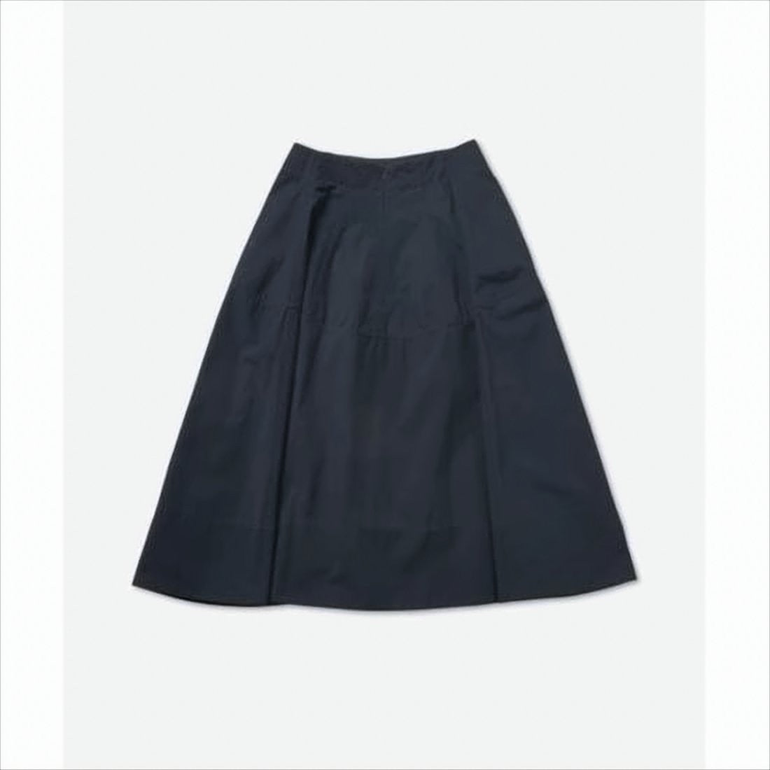Bottega Veneta Flared Black Midi Skirt With Panel Detailing And Concealed Zipper