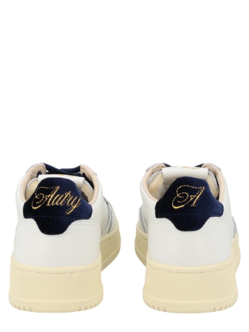 Autry Multicolour Smooth Leather Velvet Accent Sneakers