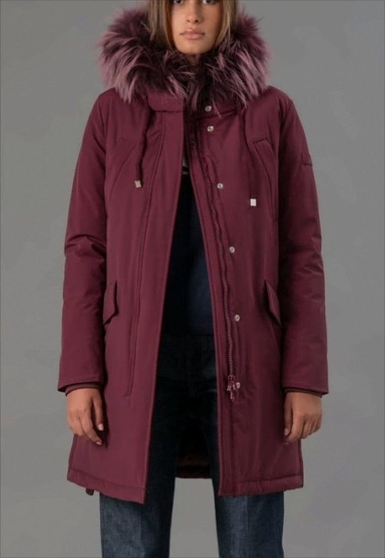 Rihunik Hooded Jacket With Detachable Natural Fur