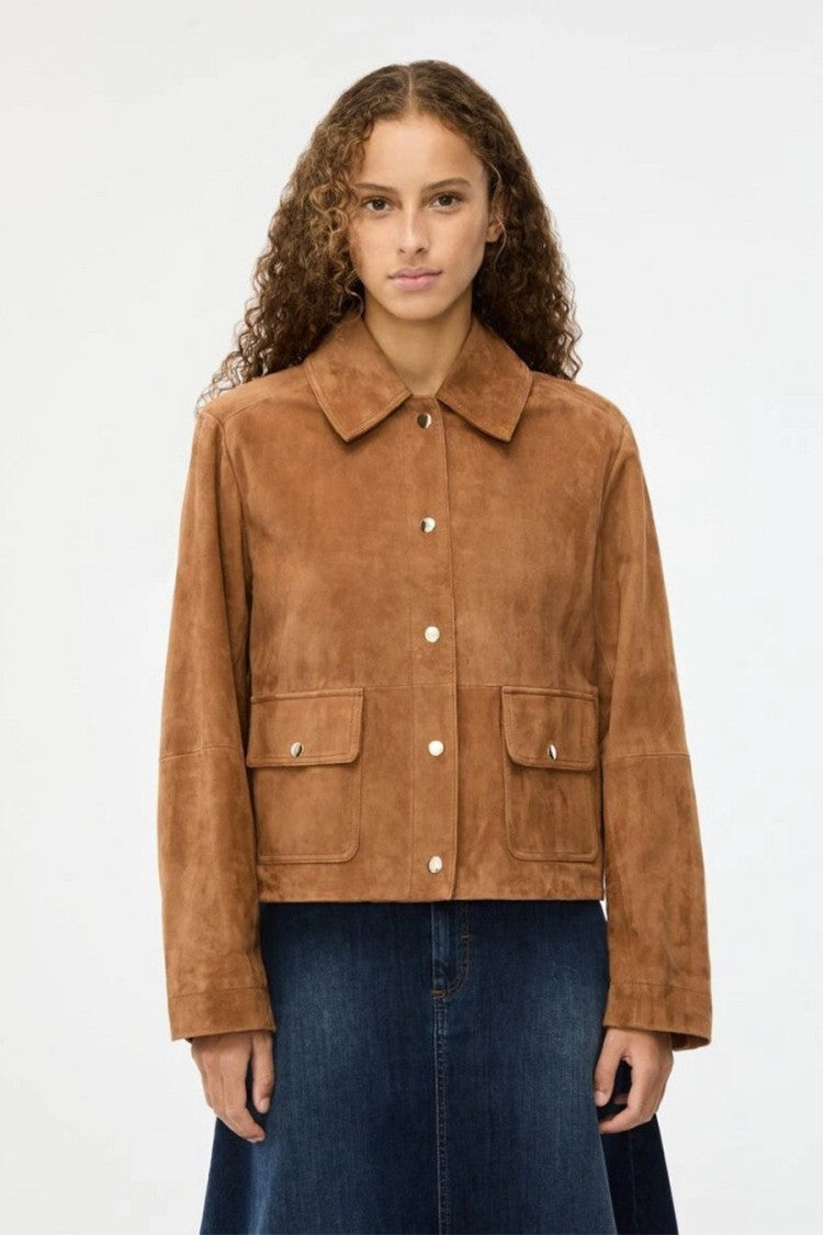 I Blues Beige Technical Nylon Zip-Up Jacket