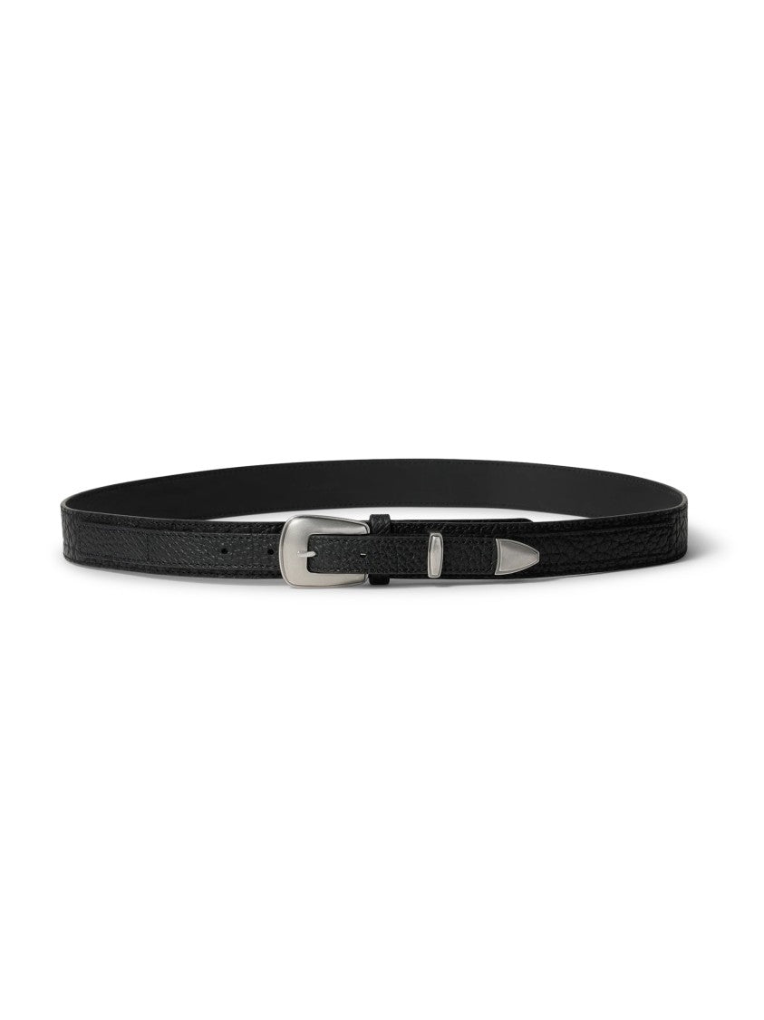 Lemaire Textured Leather Minimal Western-Inspired Belt