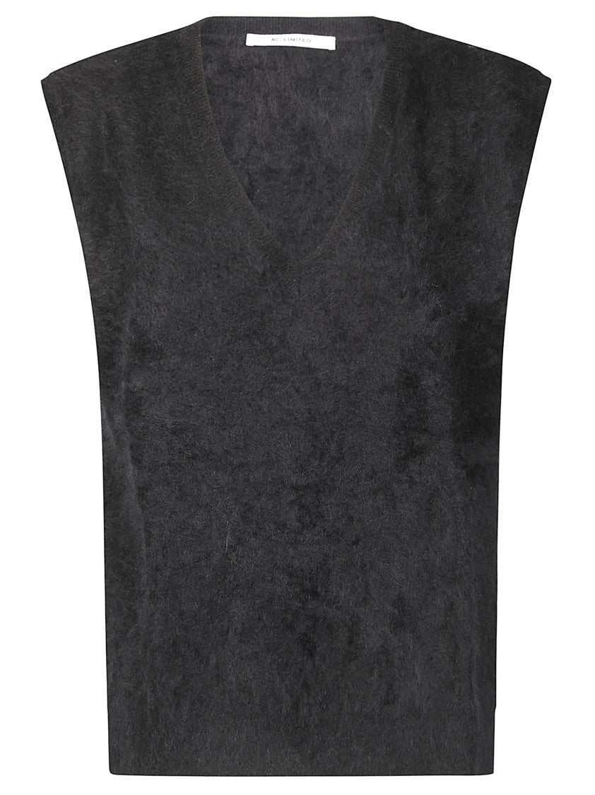 Absolut Cashmere Sleeveless Cashmere Cardigan With V-Neckline