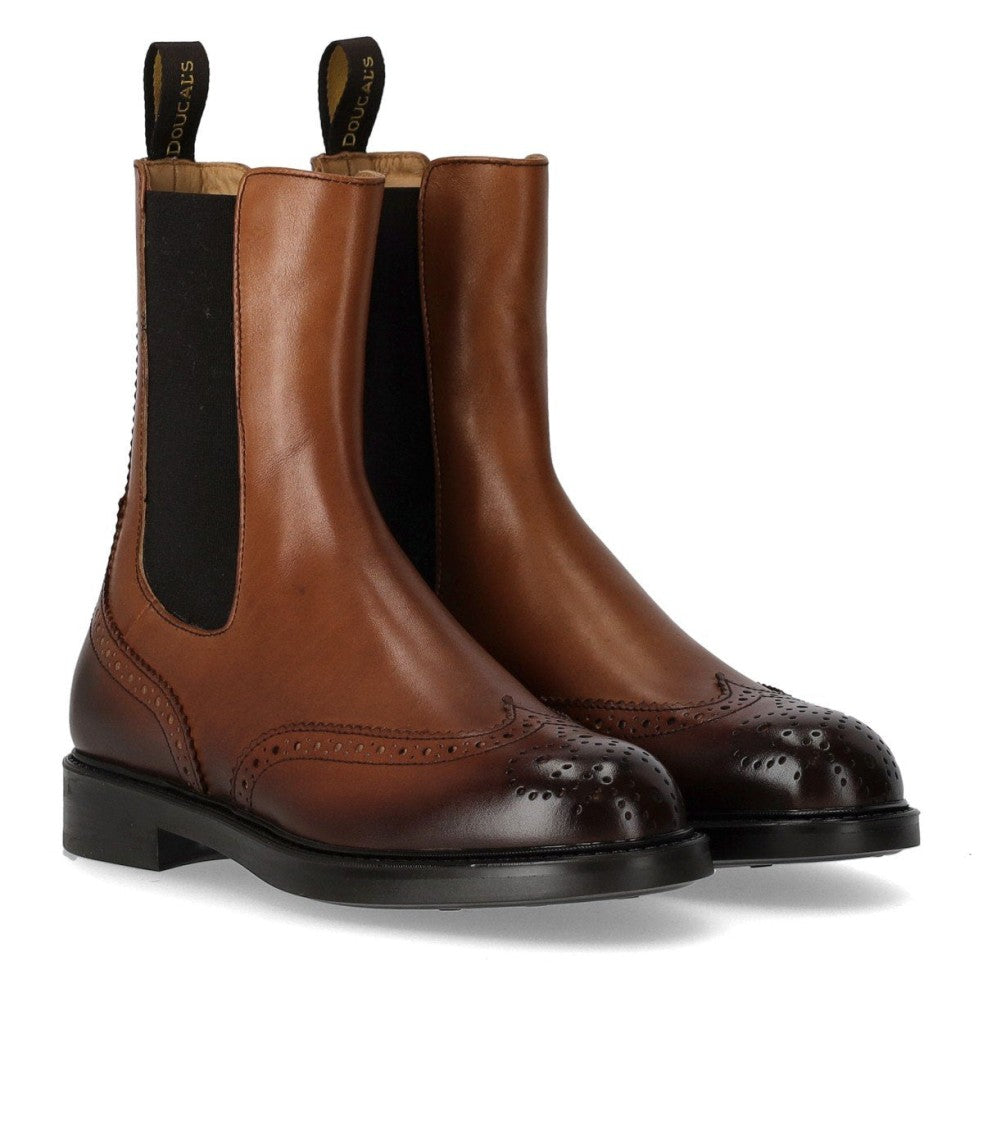 Doucal's Deco' Brown Chelsea Boot
