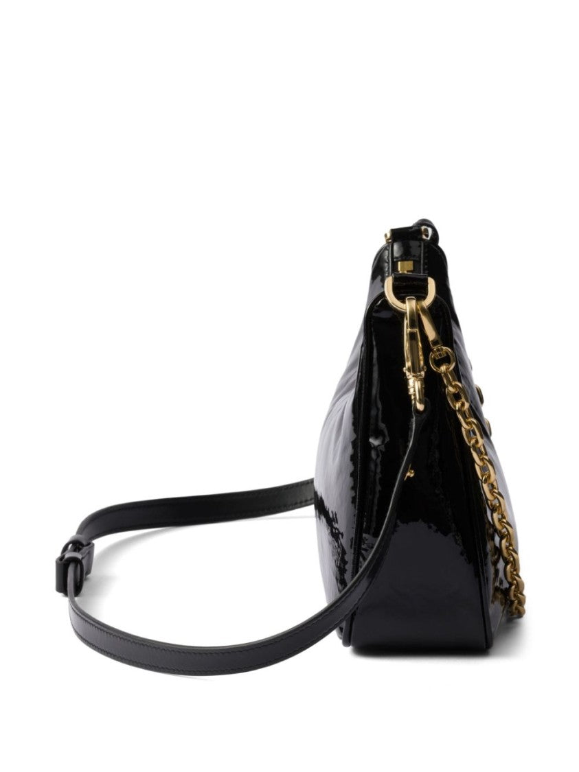 Prada Re-Edition Patent Leather Shoulder Bag
