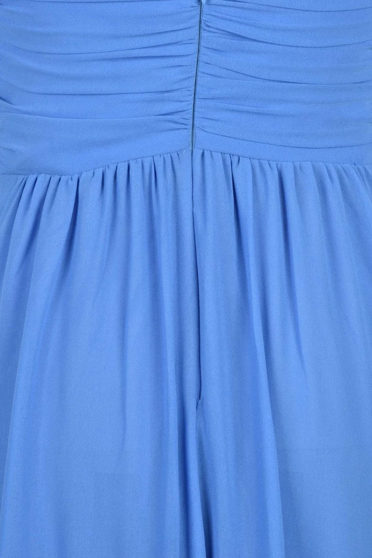 Emme By Marella Blue Polyester Women Dress