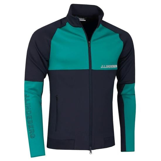 J Lindeberg Sporty Color-Block Jacket With High Collar