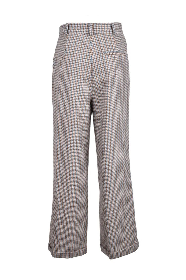 Weili Zheng Wide-Leg Pants - Beige/Heavenly