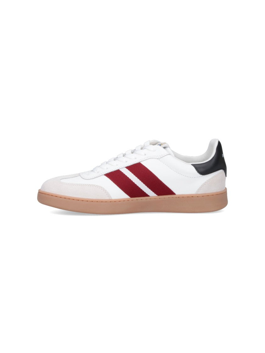 Bally "Retro Crest" Sneakers – White