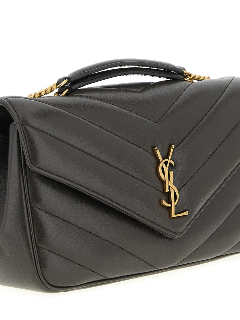 Saint Laurent 'Loulou' Medium Chevron Quilted Bag