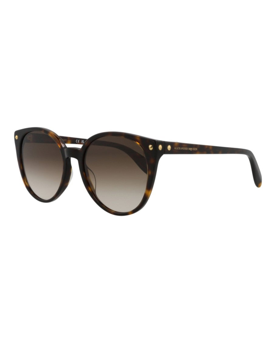 Alexander Mcqueen Round-Frame Acetate Sunglasses