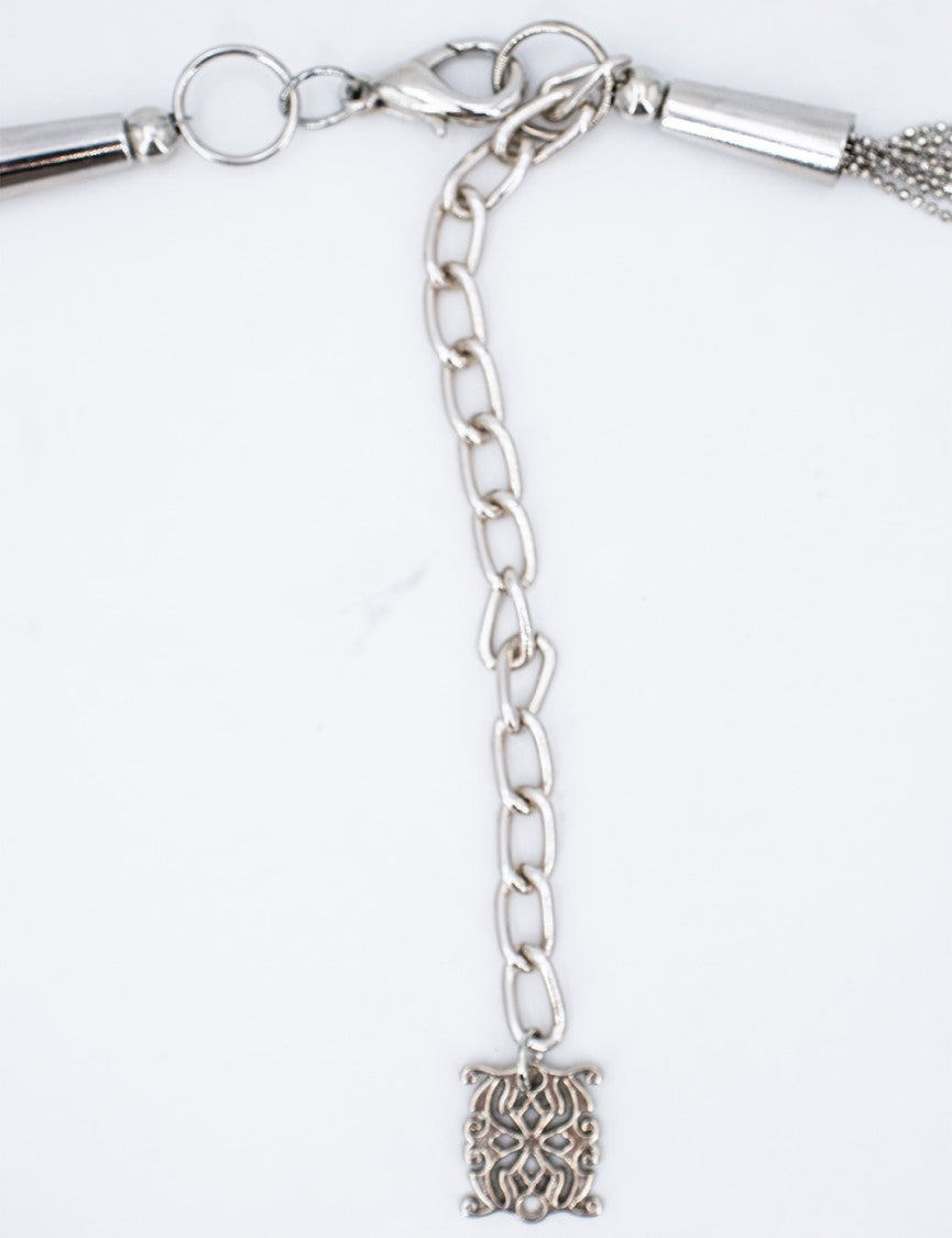 Panicale Contemporary Multi-Strand Necklace With Shiny Beads