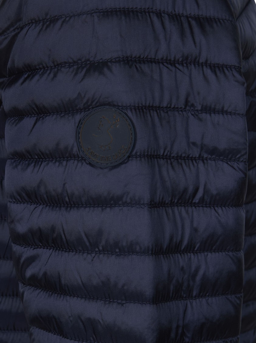 Save The Duck Fitted Horizontal Stitching Recycled Jacket