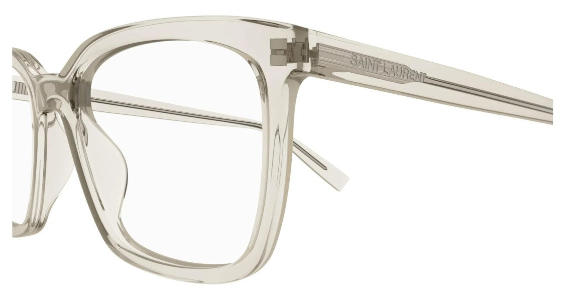 Saint Laurent Eyeglasses Saint Laurent Sl 672 004 Beige Beige Transparent 55/18/145