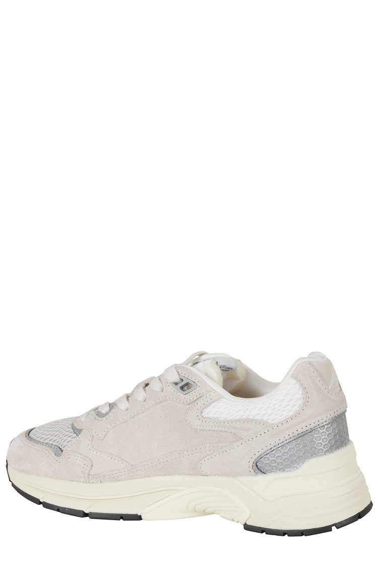 Autry Sand Hyperway Low Mesh Inserts Suede Sneakers