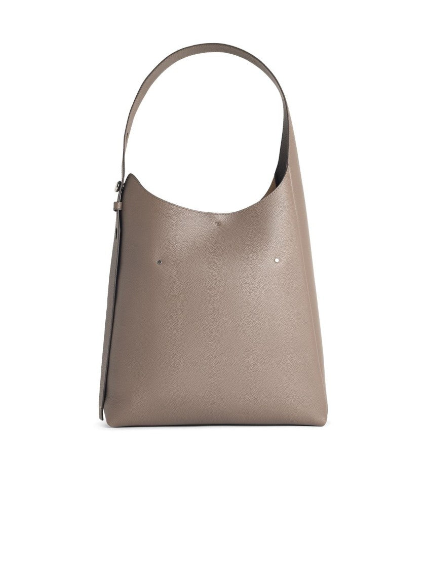 Tory Burch Hobo Bag In Mole Leather