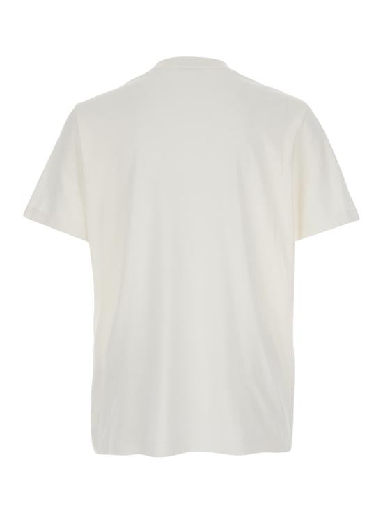 Moncler Embroidered Tricolor Logo Cotton T-Shirt