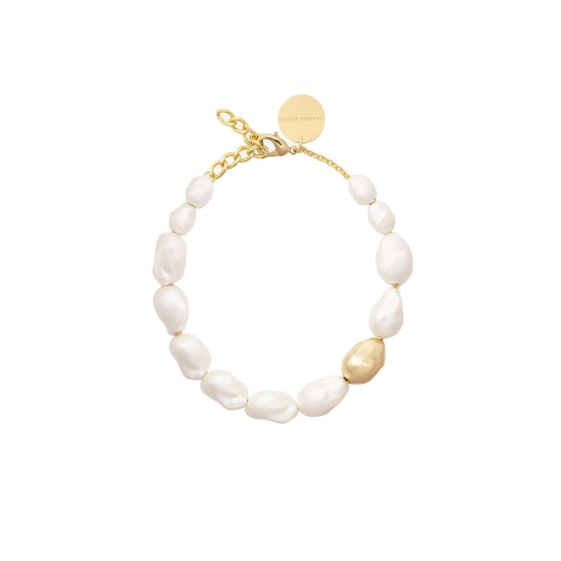 Vanessa Baroni Organic Pearl Necklace