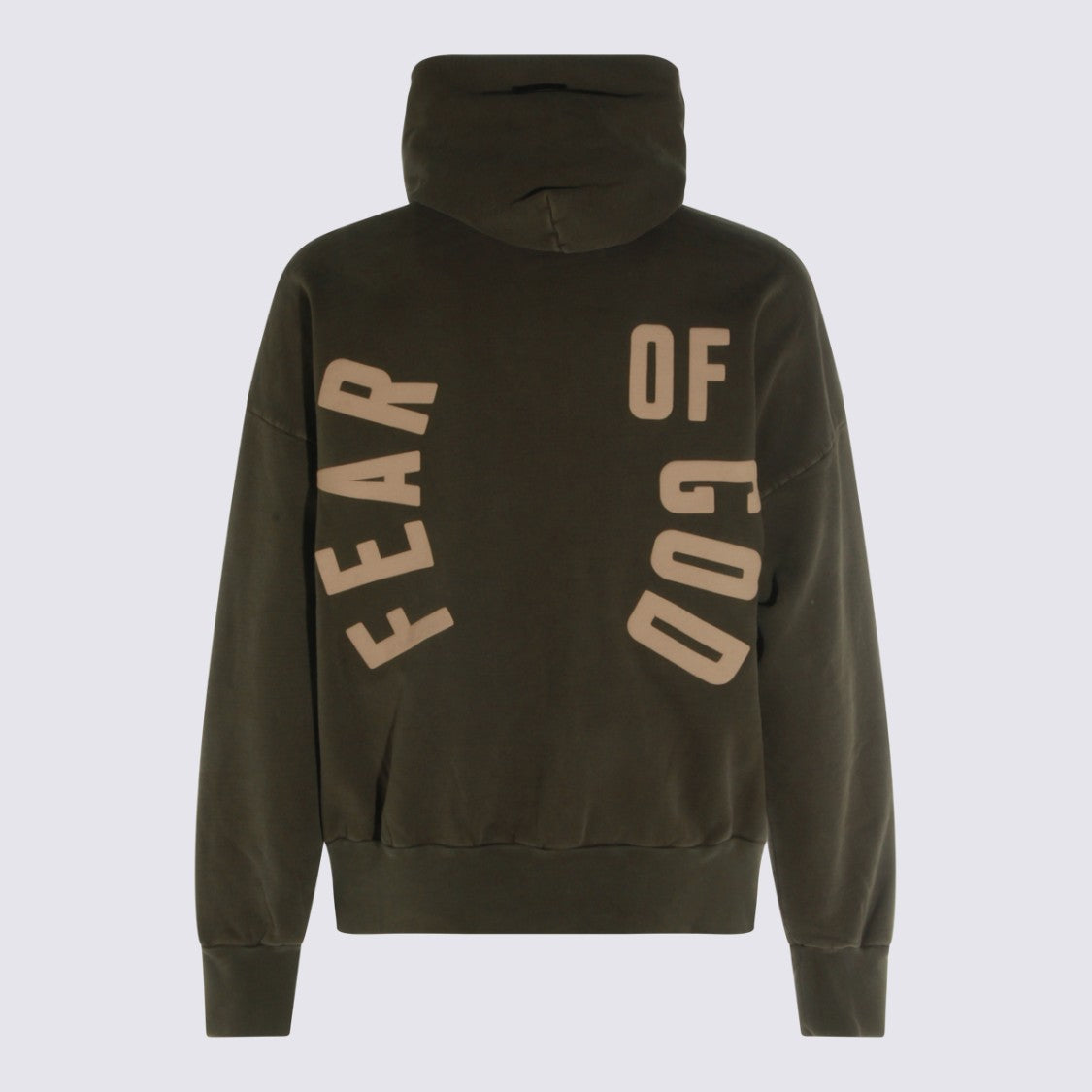 Fear Of God Relaxed Fit Hoodie With Stylish Script Logo