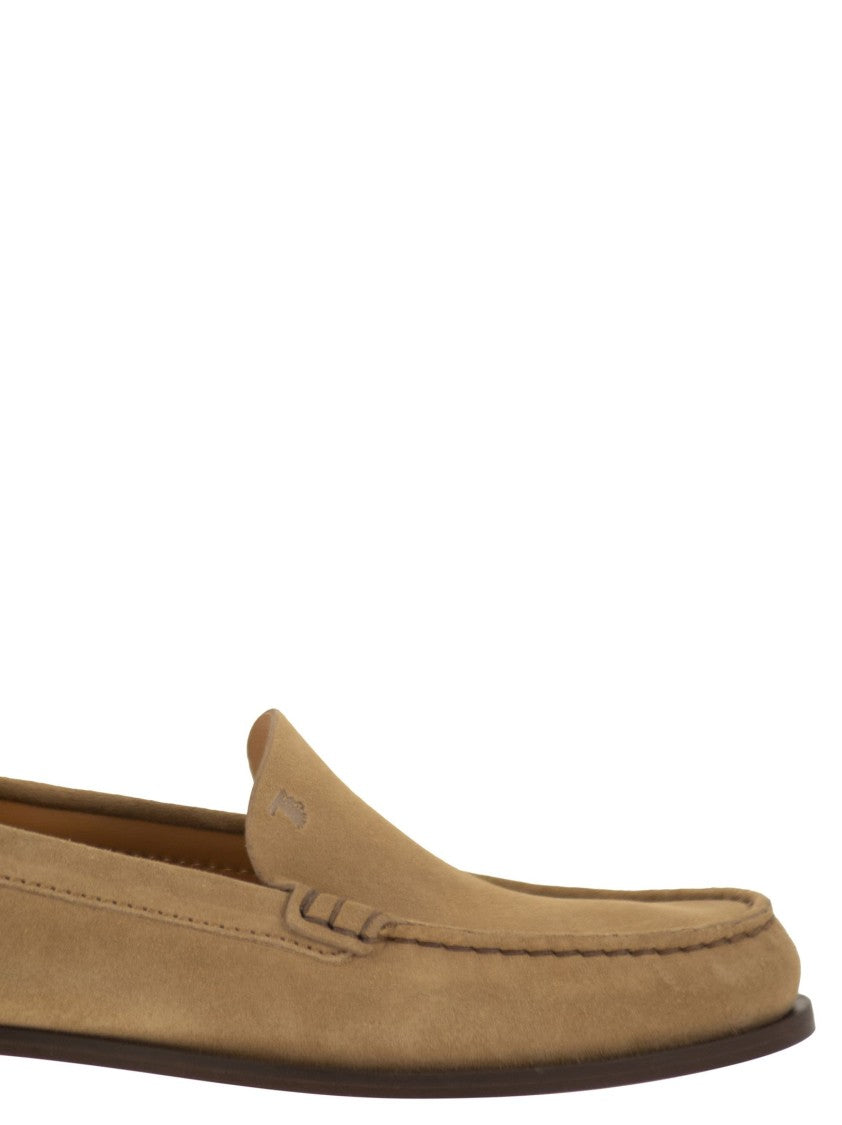 Tod's Suede Leather Loafers