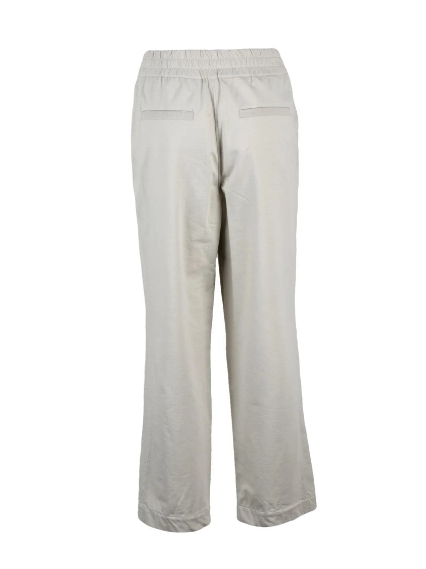 Brunello Cucinelli Wide-Leg Trousers - Beige