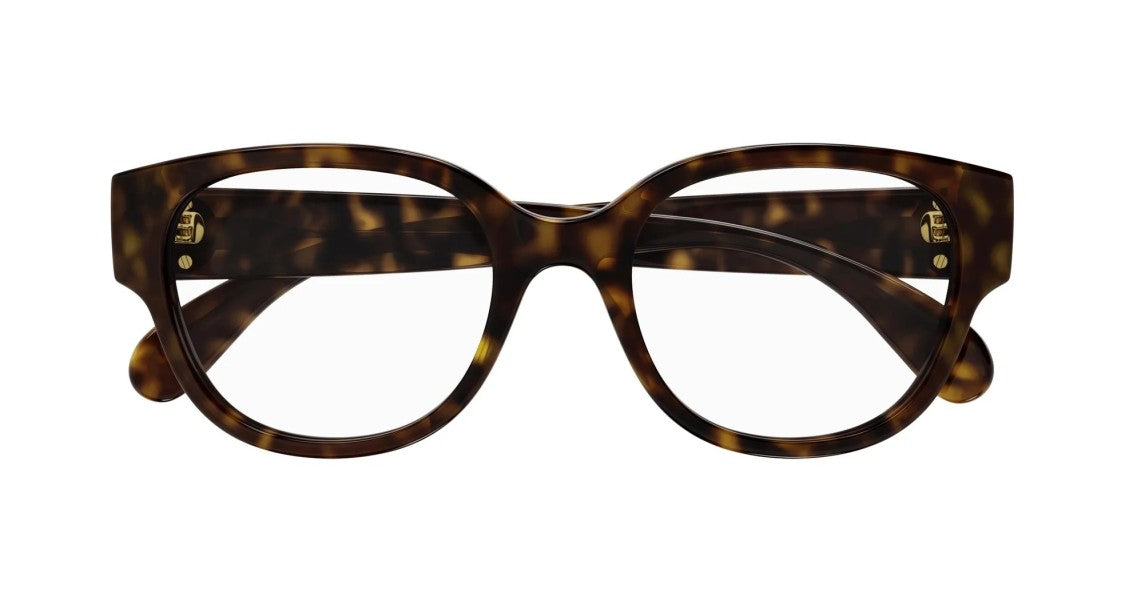 Gucci Eyeglasses Gg1411o 005 Havana Havana Transparent 53/19/135