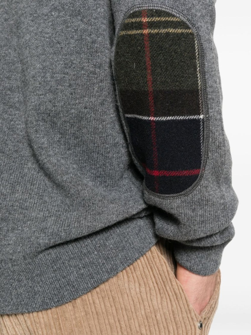 Barbour Classic Fit Grey Wool Sweater