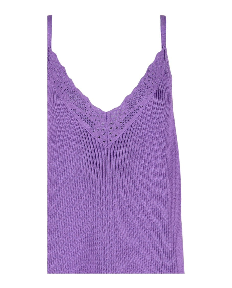Balenciaga Lace-Knit Slip Dress