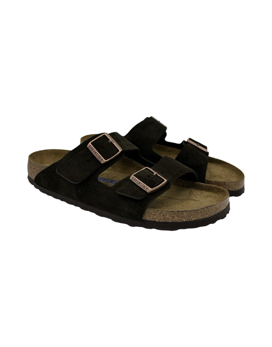 Birkenstock Arizona Suede Slide – Chocolate