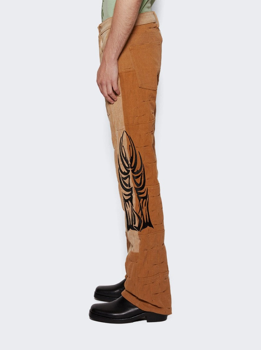 Who Decides War Gathered Work Trouser Tan