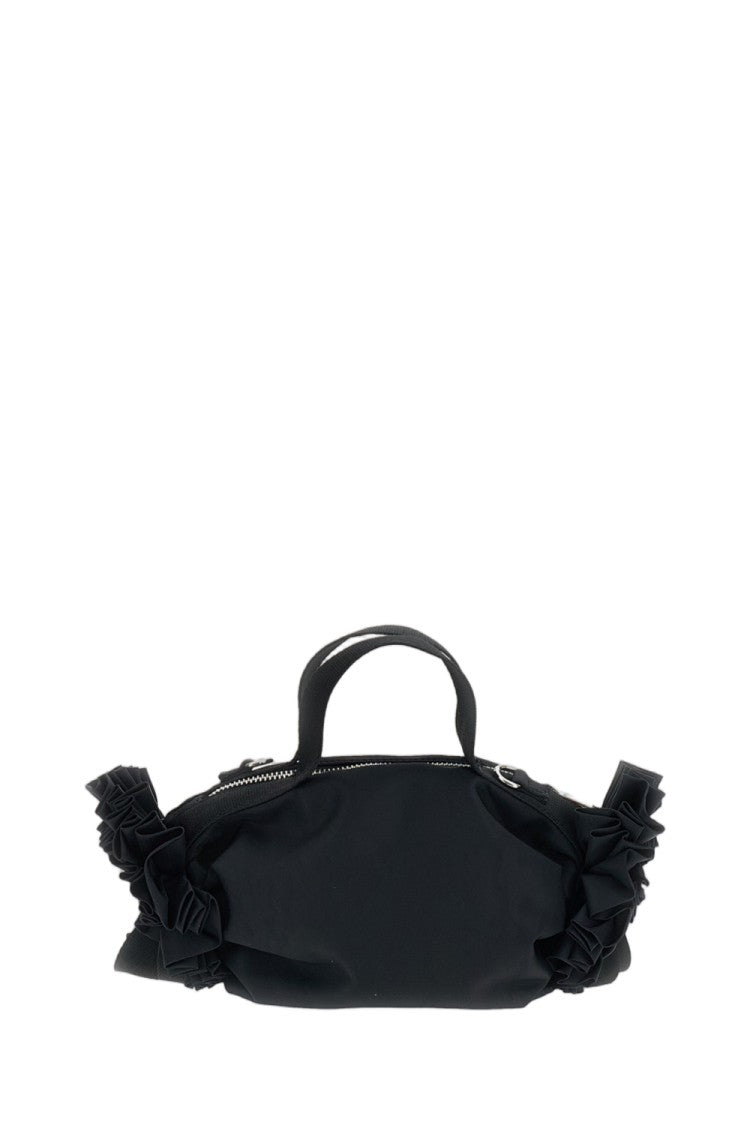 Simone Rocha Mini Top-Handle Bag With Ribbon Details And Beaded Embroidery