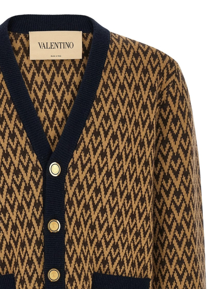 Valentino Wool Knit Cardigan