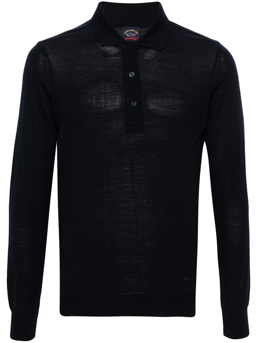 Paul & Shark Men's Woollen Polo Shirt