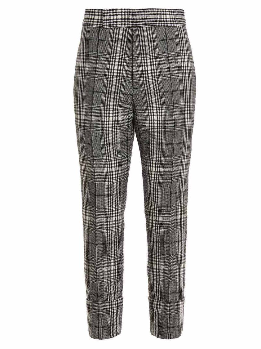 Sapio Prince Of Wales Wool Tailored Pants