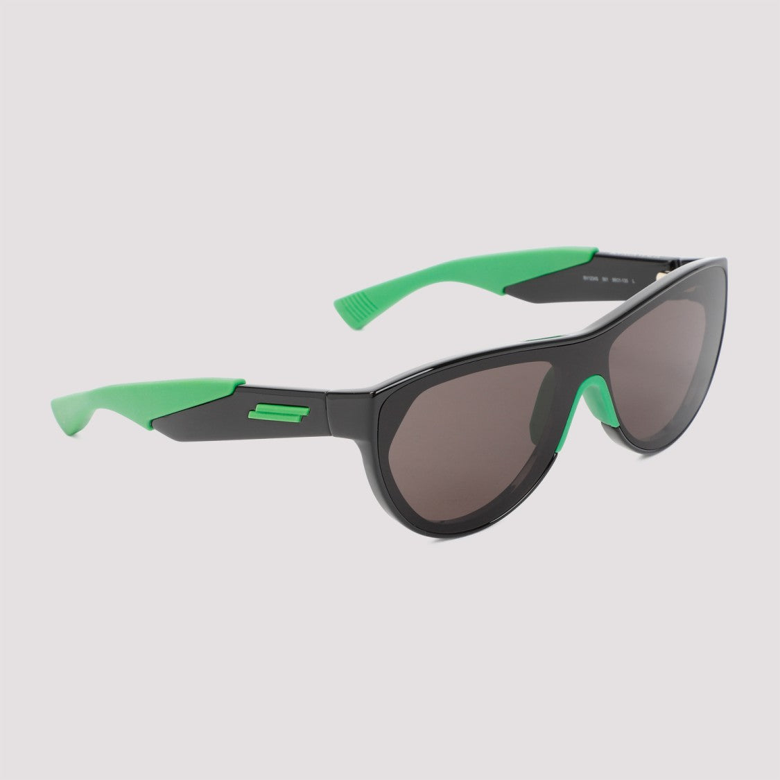 Bottega Veneta Black And Green Acetate Sunglasses