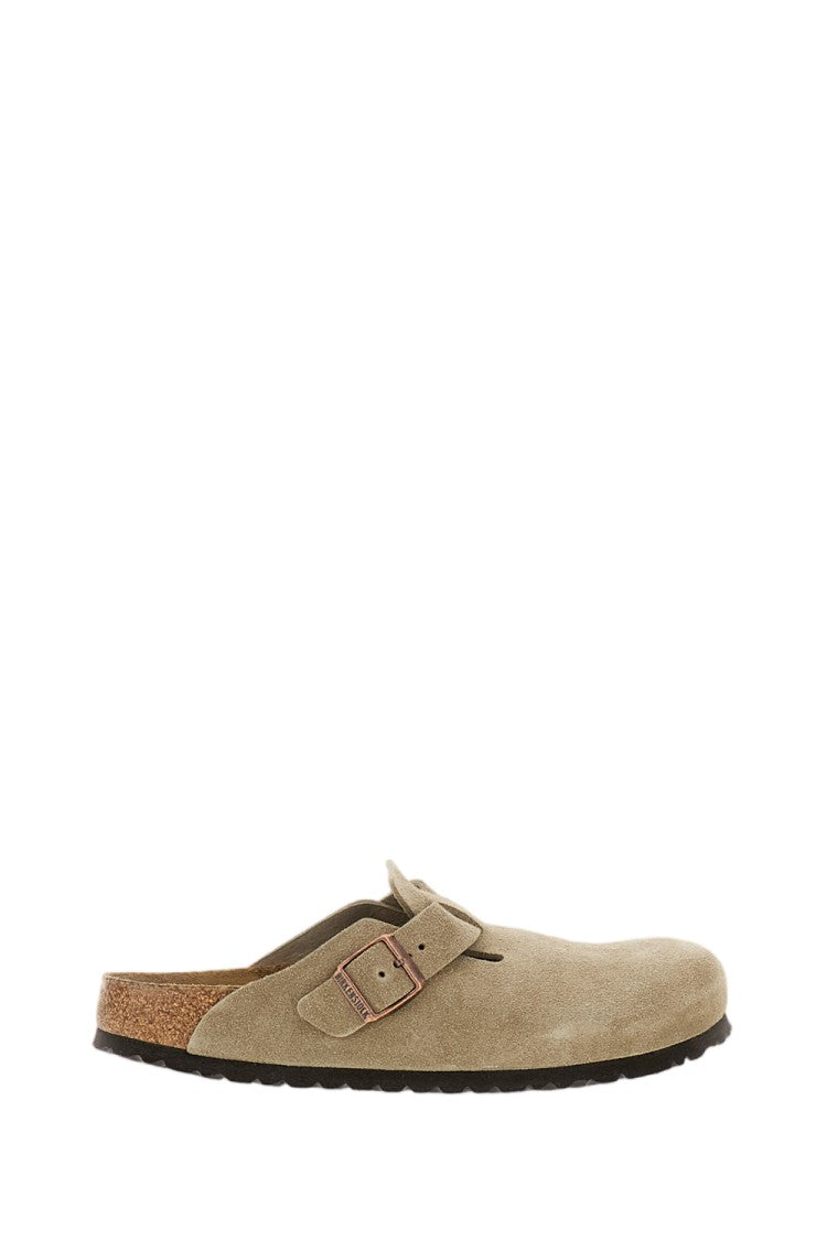 Birkenstock Suede Slip-On Shoes With Anatomical Footbed And Adjustable Strap