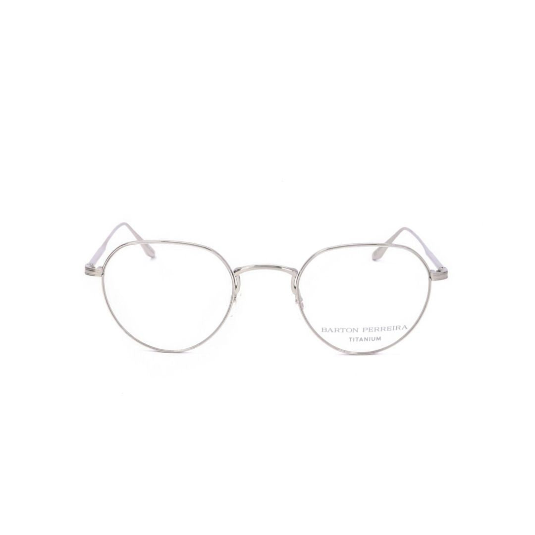 Barton Perreira Bp5194 481Yc Minimalist Thin Metal Frame Eyeglasses With Geometric Detail