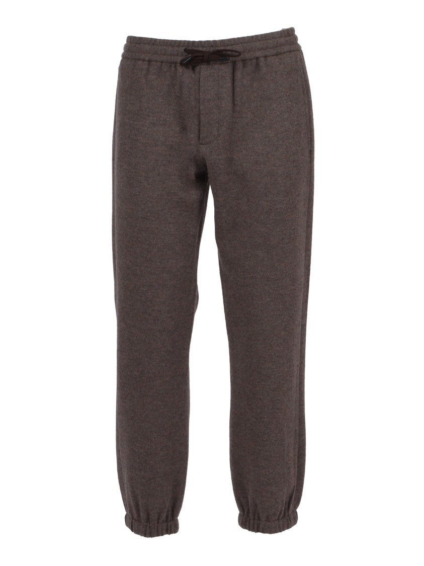 Circolo 1901 Tailored Cuffed Wool Pants With Structured Fit