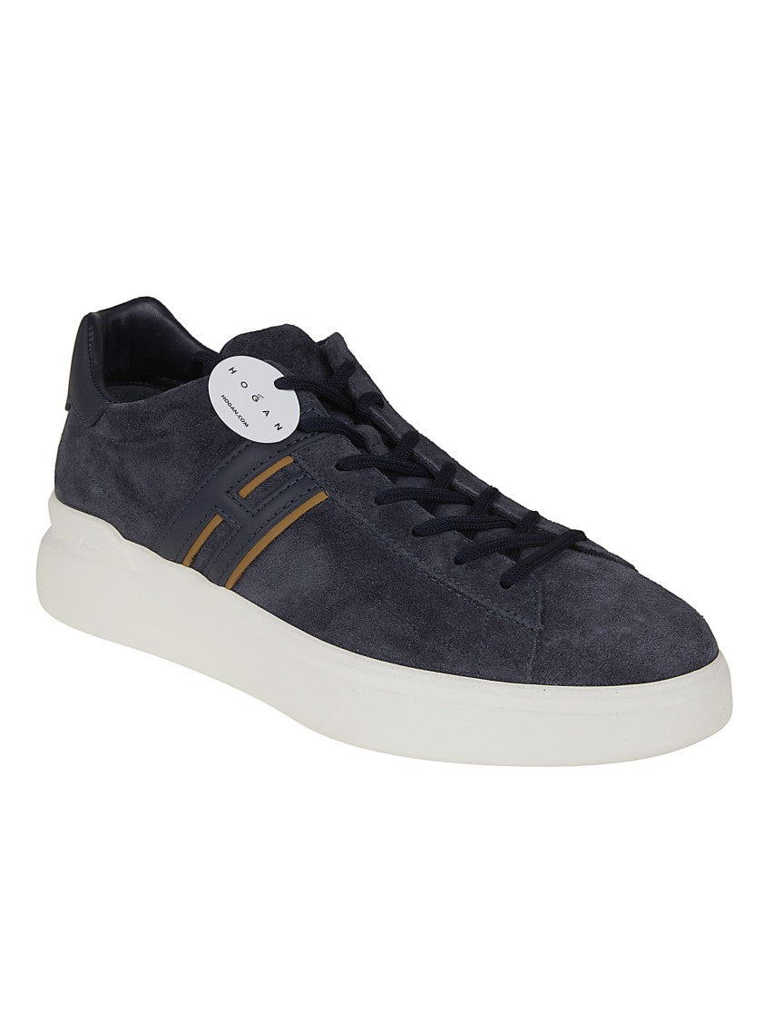 Hogan Low-Top Sneakers With Smooth Leather Detailing