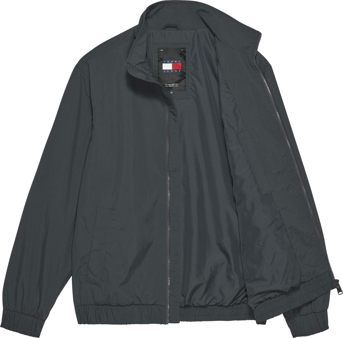 Tommy Jeans Lightweight Blue Polyamide Jacket With Zip Closure